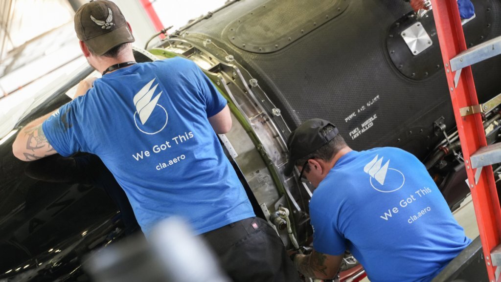 Documentation for Aircraft Maintenance (Mechanics Working On Engine)  