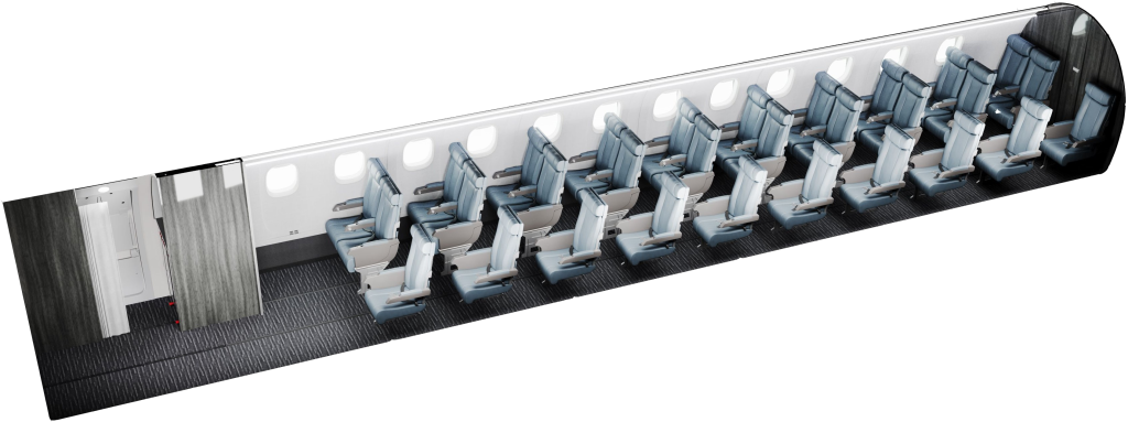 30-Seat Layout for ERJ 135
