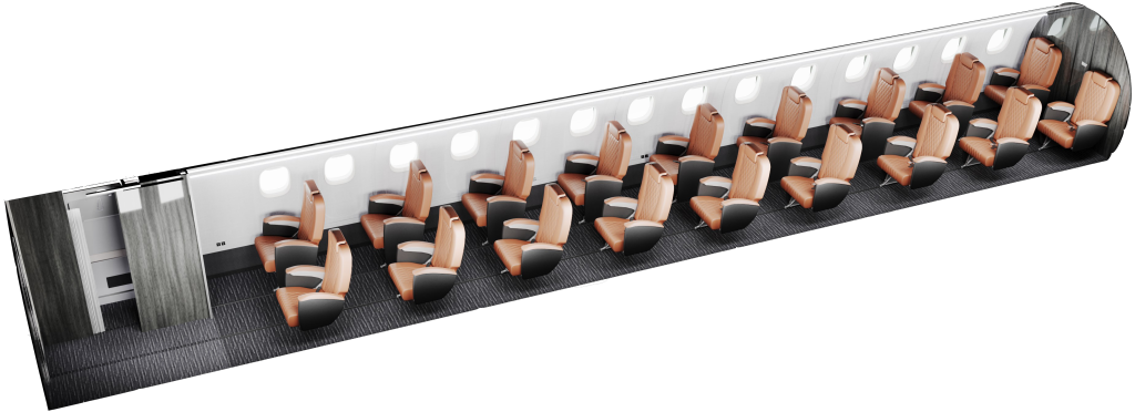 Semi-Private VIP layout for ERJ 140